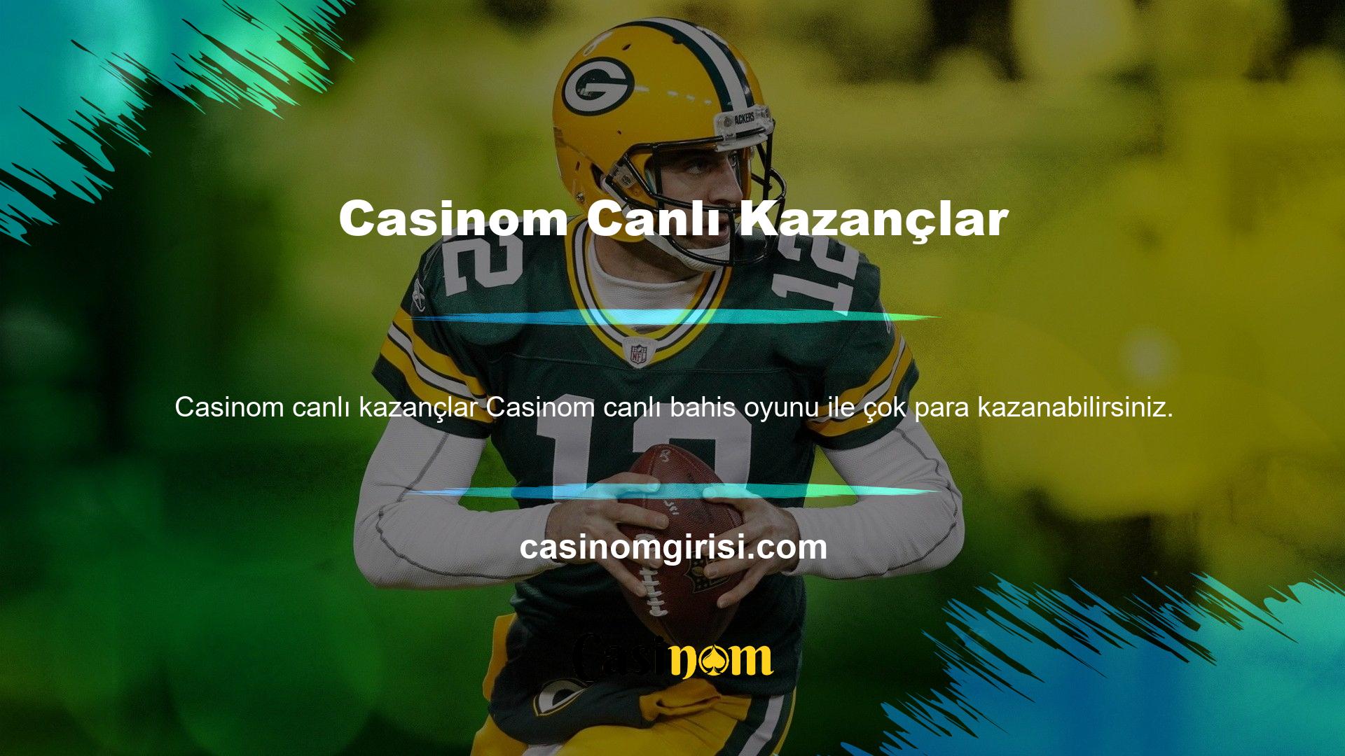 Sitede giriş yapmak için yeni Casinom Canlı Bahis adresini kullanan kullanıcılar, ihtiyaç duydukları tüm hizmetleri alabilirler